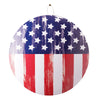 Rustic American Flag Dome Metal Sign - 15.5"
